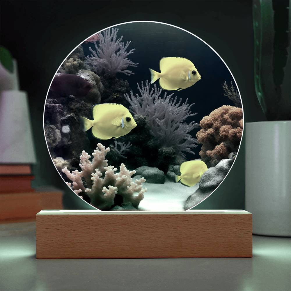 Fish Salt Water Aquarium Night Light-[Heartfelt Family Gift]