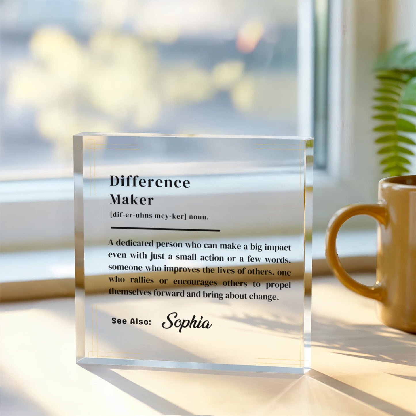 Printed Acrylic Block