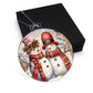 Snowman Acrylic Christmas Ornament-[Heartfelt Family Gift]