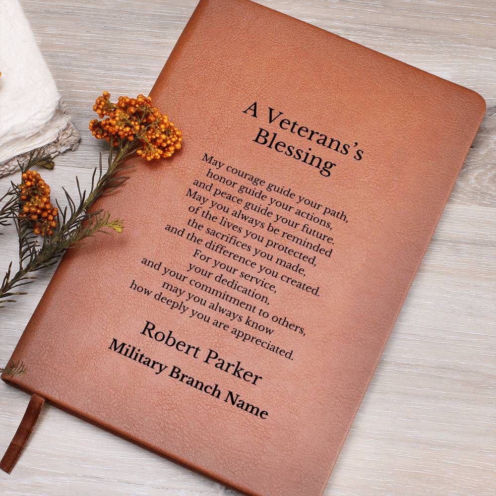 A Veteran's Blessing Prayer Journal