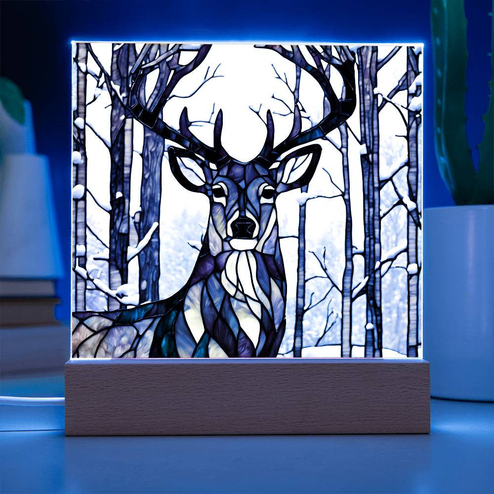 Deer Decorative Acrylic Plaque-[Heartfelt Family Gift]