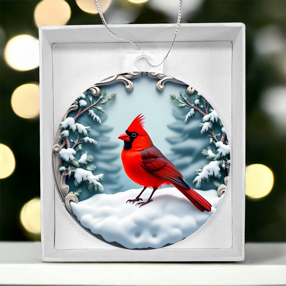 Cardinal Christmas Ornament