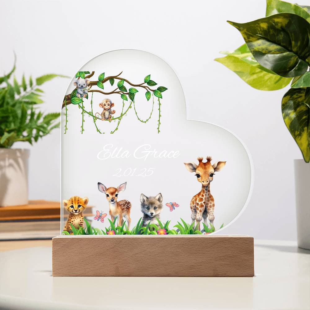 Childrens Woodland Animals Nightlight-[Heartfelt Family Gift]