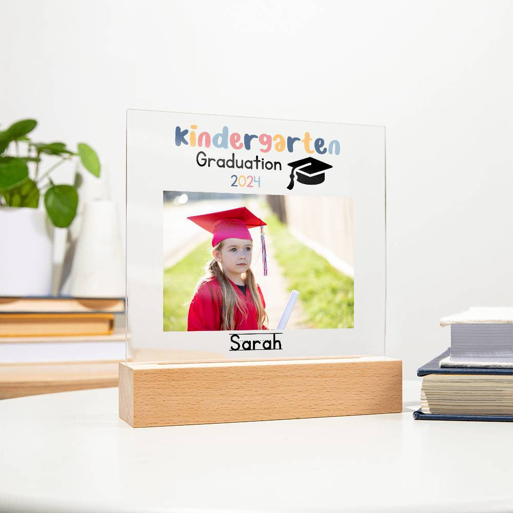 Personalized Kindergarten Graduation Photo Plaque Class of 2036-[Heartfelt Family Gift]