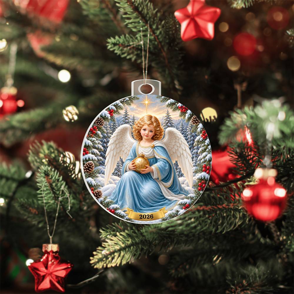 Angel Cherub Christmas Tree Ornament