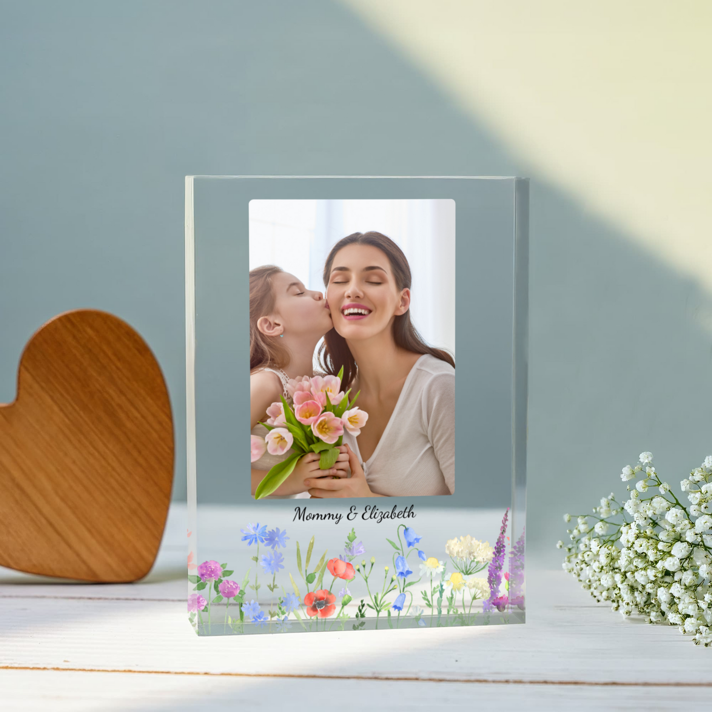 Mommy & Me Photo Acrylic Block