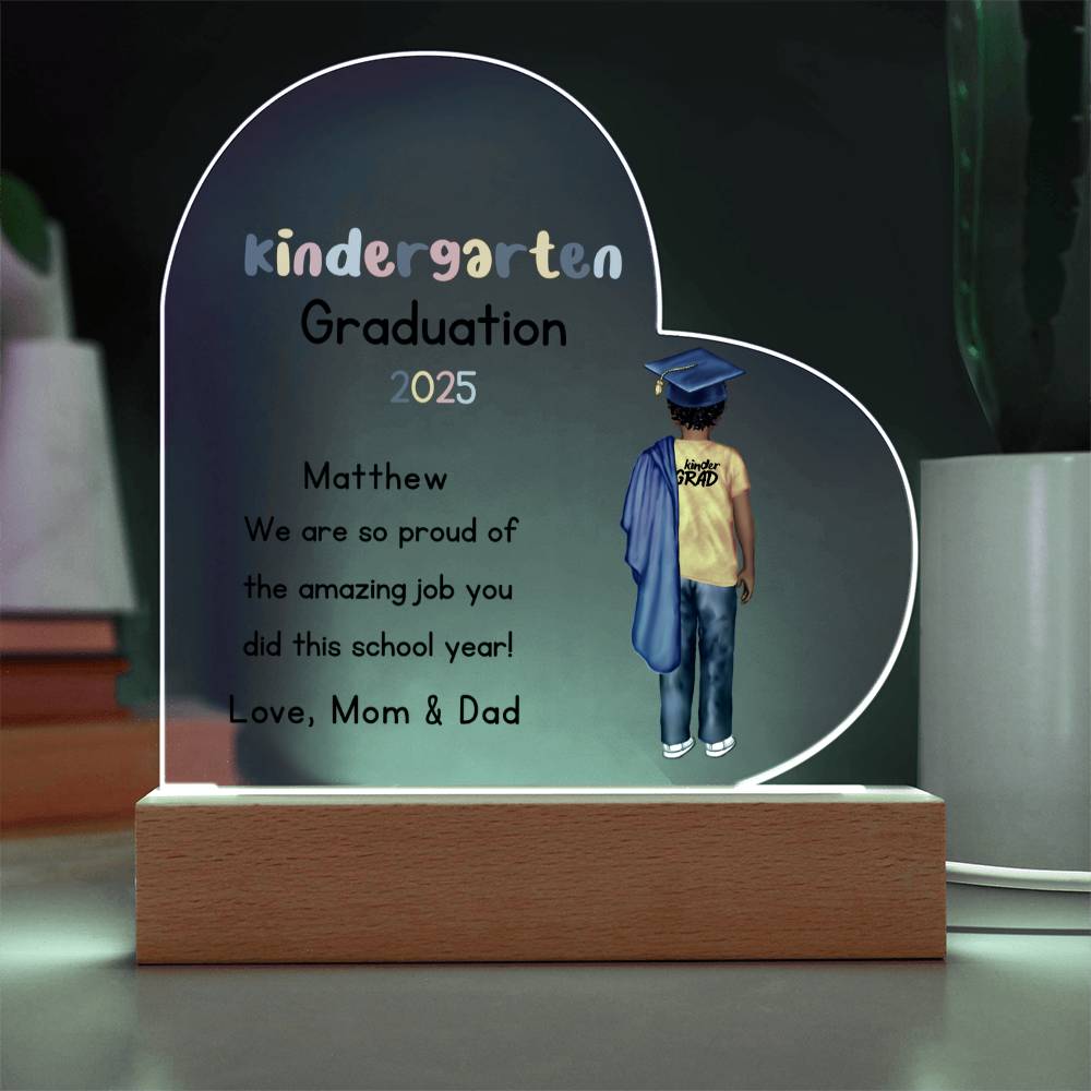 Kindergarten Graduation Plaque