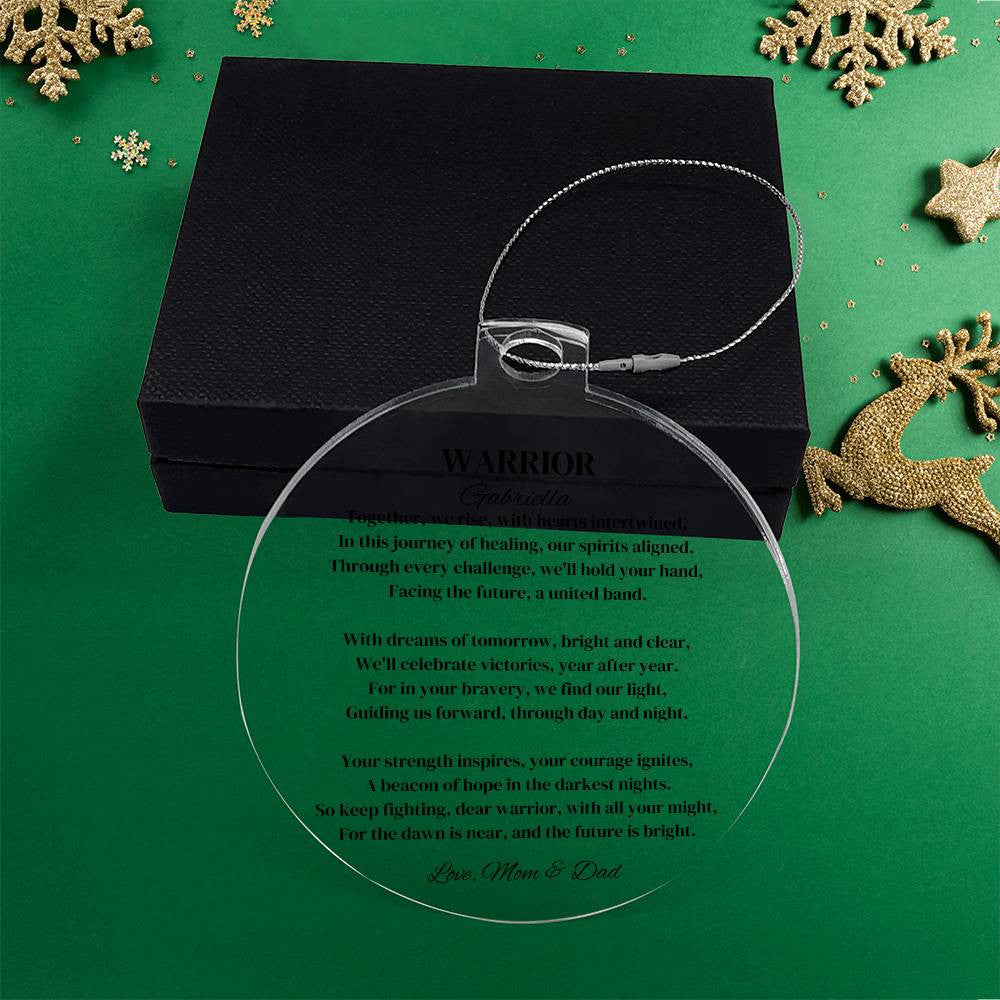 Warrior Ornament-[Heartfelt Family Gift]