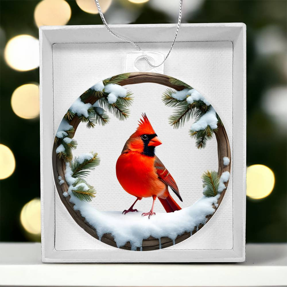 Cardinal Christmas Ornament-[Heartfelt Family Gift]