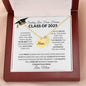 Class of 2025 Graduation Memorial Angel Wing Charm Necklace-[Heartfelt Family Gift]