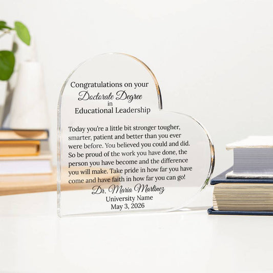 Personalized Doctorate Phd Graduation Gift