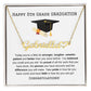 5th Grade Graduation Heart Name Necklace-[Heartfelt Family Gift]