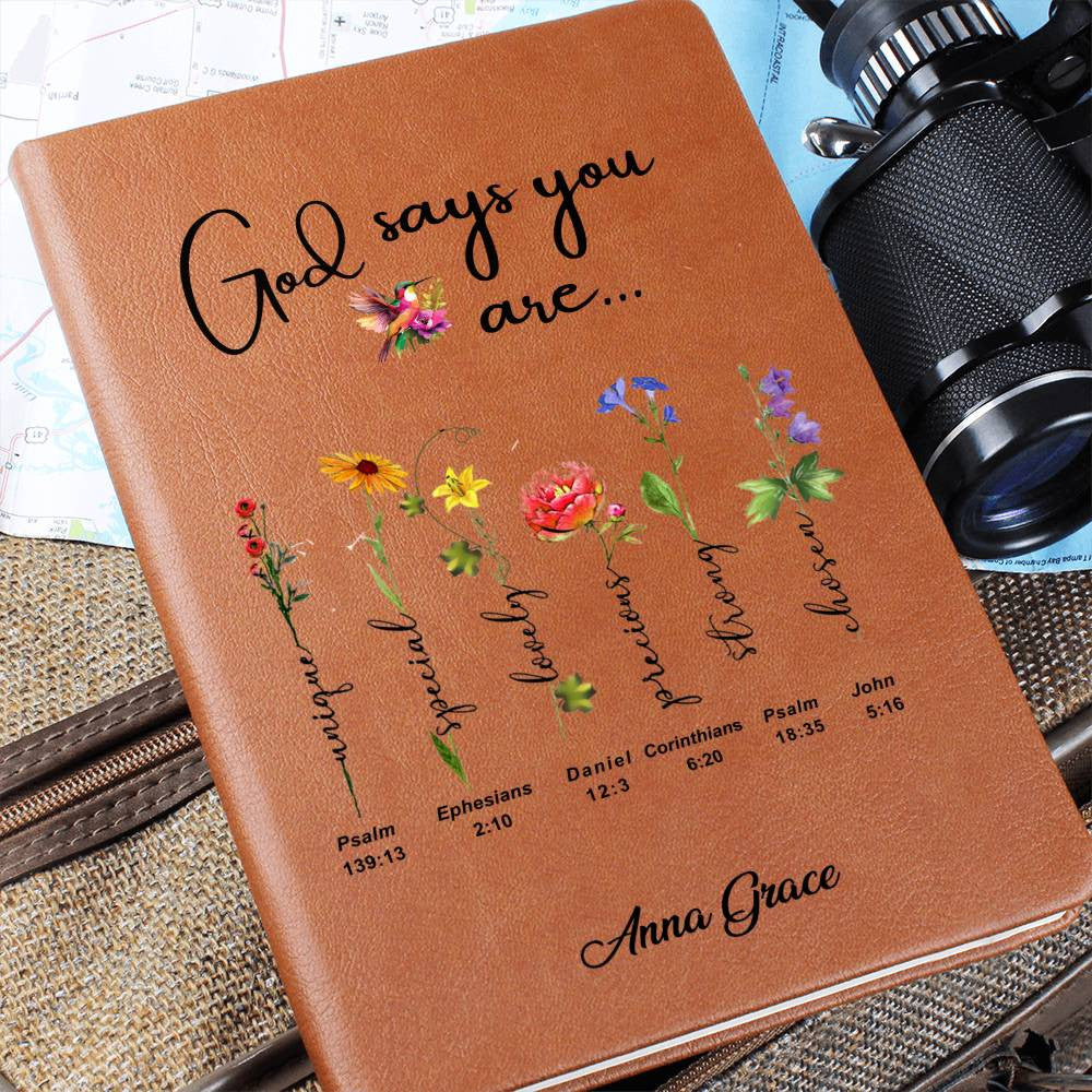God Says You Are Journal-[Heartfelt Family Gift]