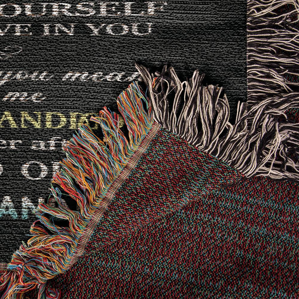 Granddaughter Woven Blanket-[Heartfelt Family Gift]