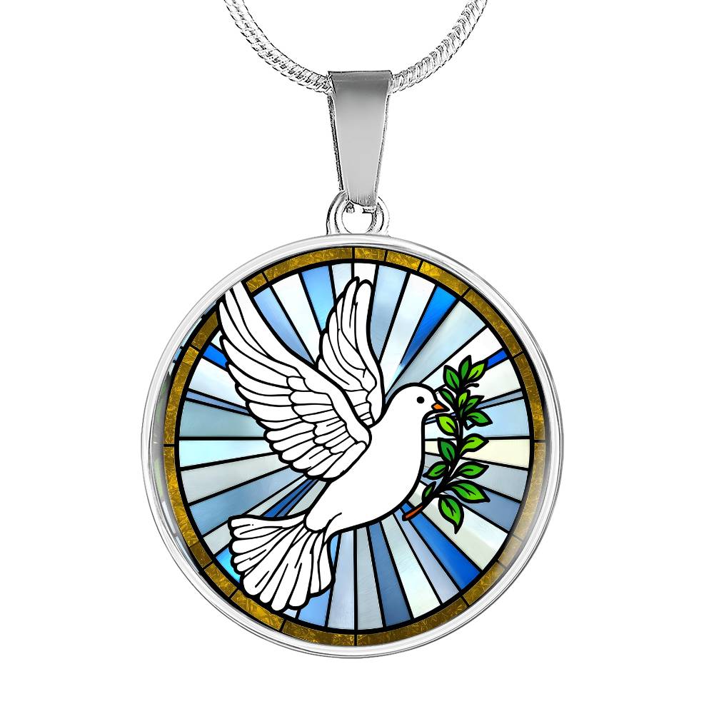 Peace Dove Pendant Necklace