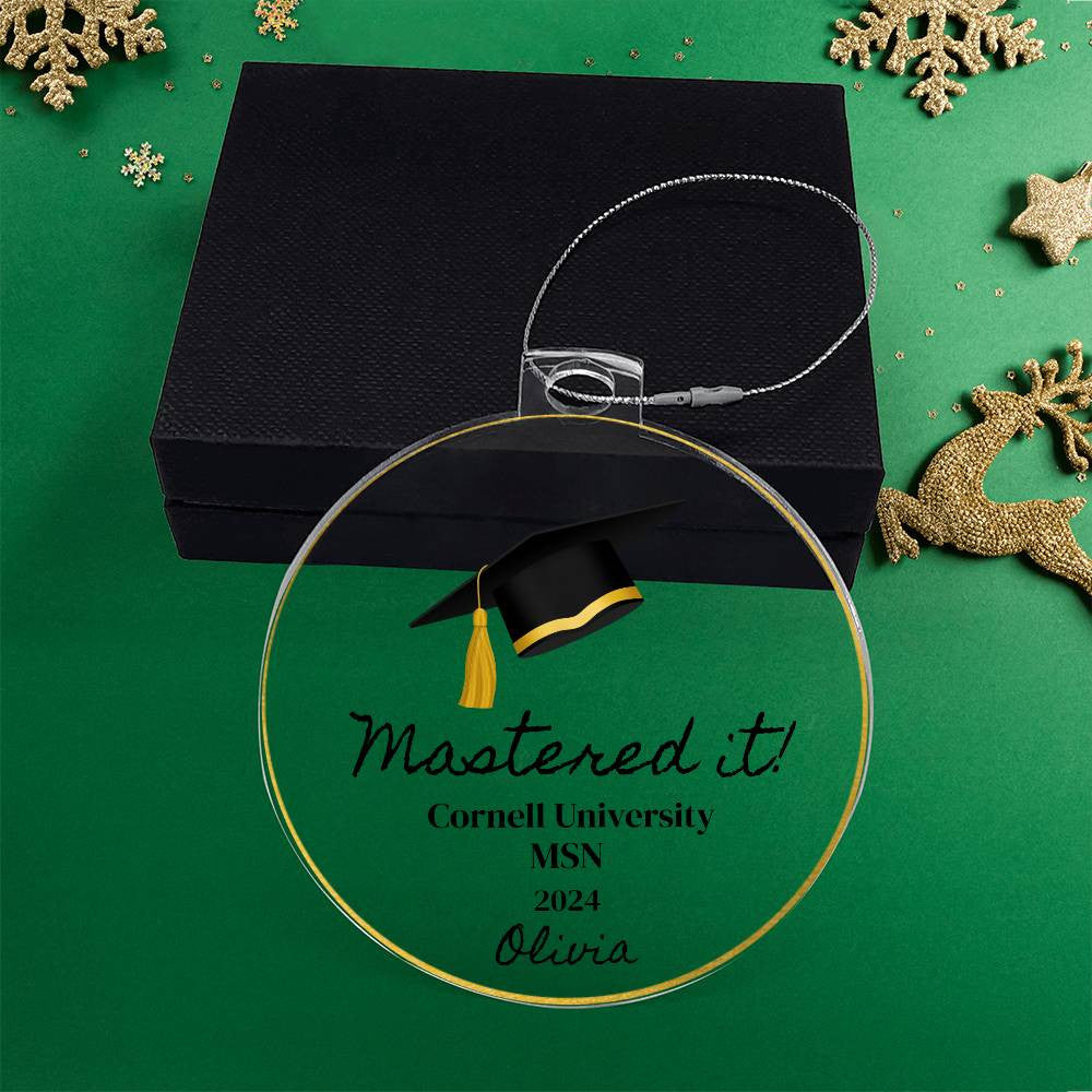 Graduation Ornament-[Heartfelt Family Gift]