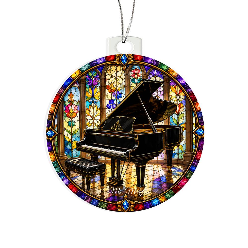 Piano Christmas Ornament Gift