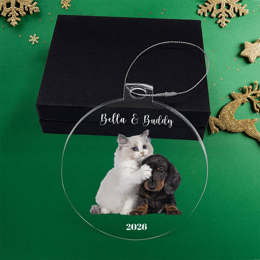 Personalized Pet Photo Charistmas Ornament