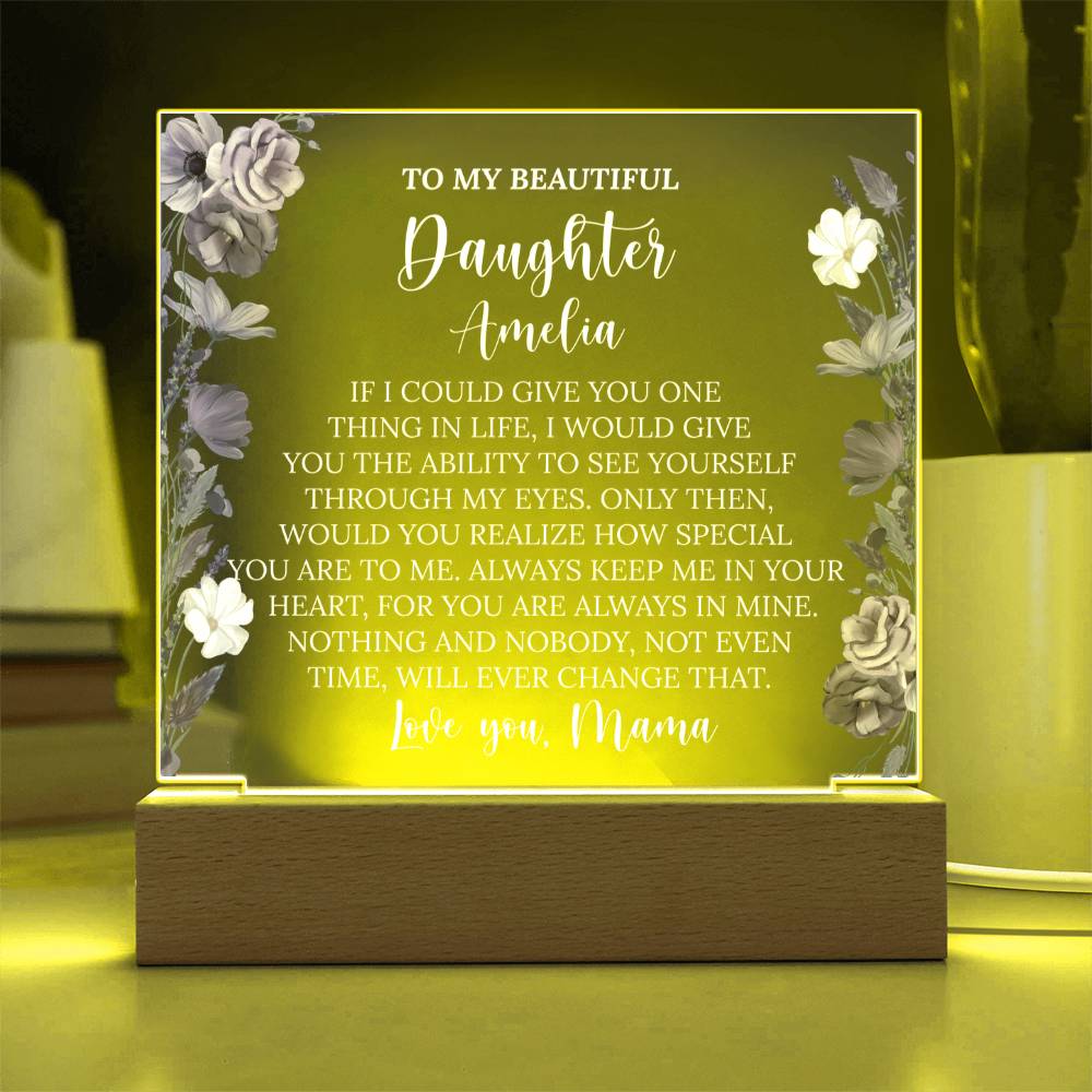 Personalized Daughter Acrylic Plaque