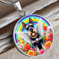 Snauzer Dog Pendant Necklace - Engraved Memorial Rainbow Bridge-[Heartfelt Family Gift]