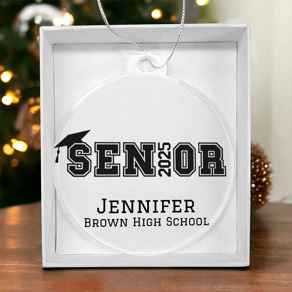 Class of 2025 Senior Ornament-[Heartfelt Family Gift]