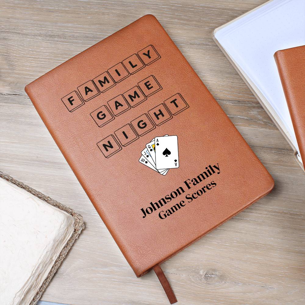 Family Game Night Game Scorebook