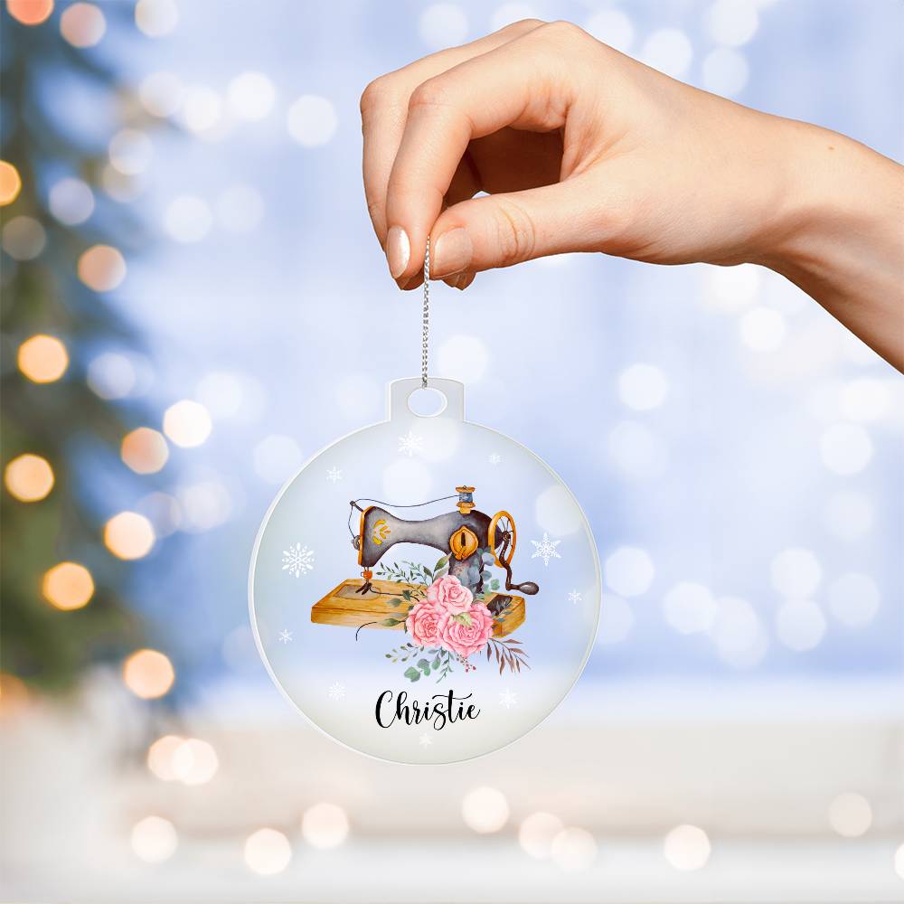 Sewing Christmas Tree Ornament