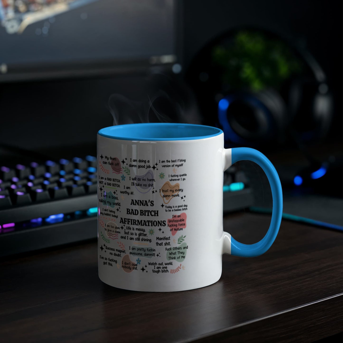 Color Accent Mugs