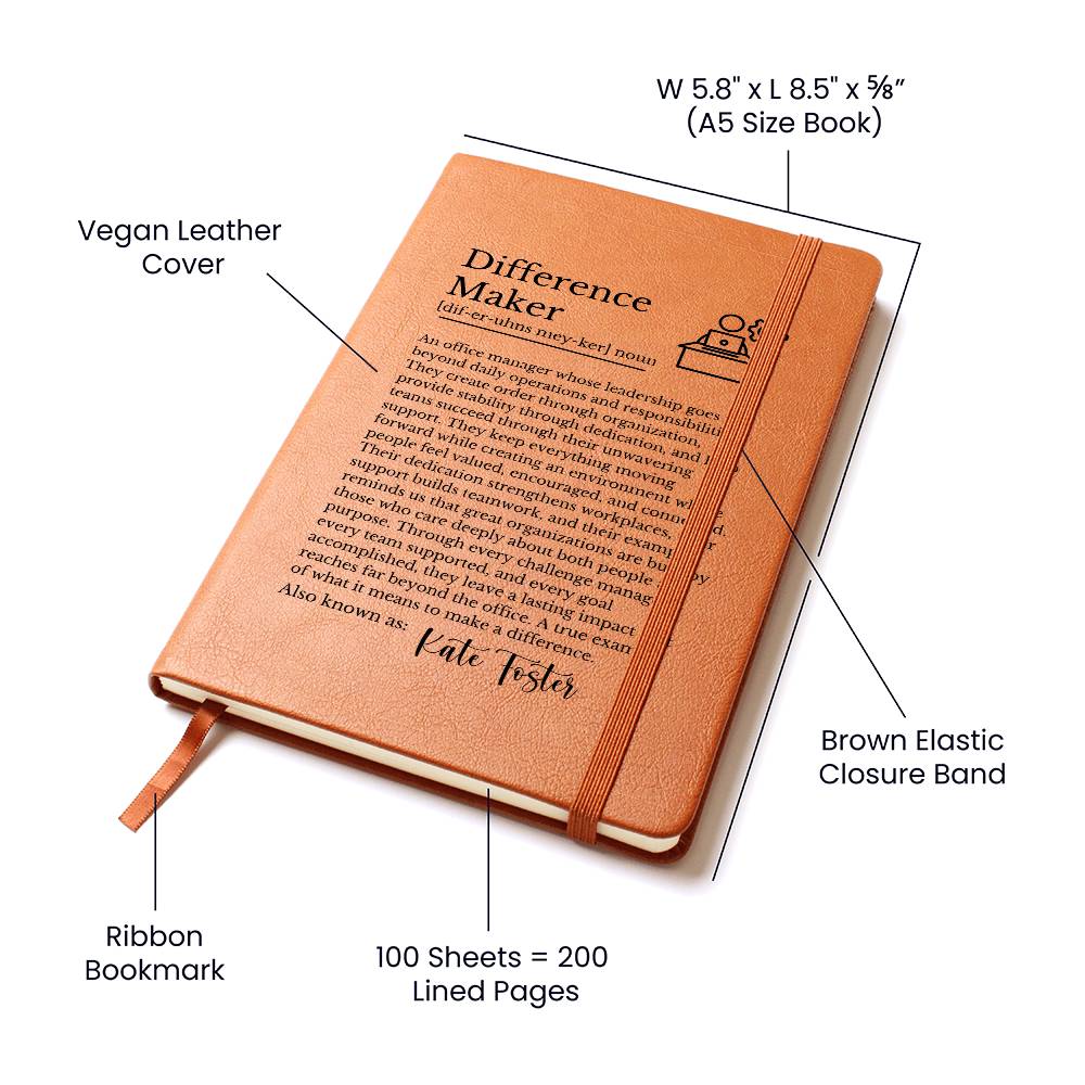 Office Manger Appreciation Journal Gift