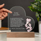 Grandmother LED Heart Plaque from Grandkids
