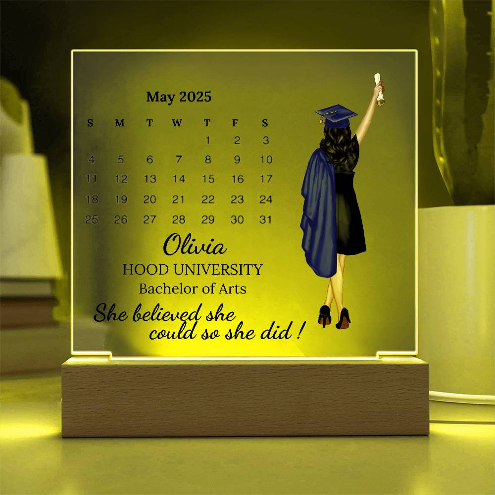 Personalized Graduation Plaque for 2025 Graduate-[Heartfelt Family Gift]
