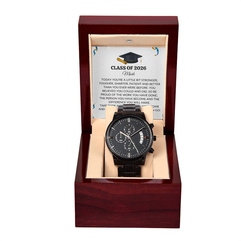 Class of 2026 Graduation Gift Chronograph Watch