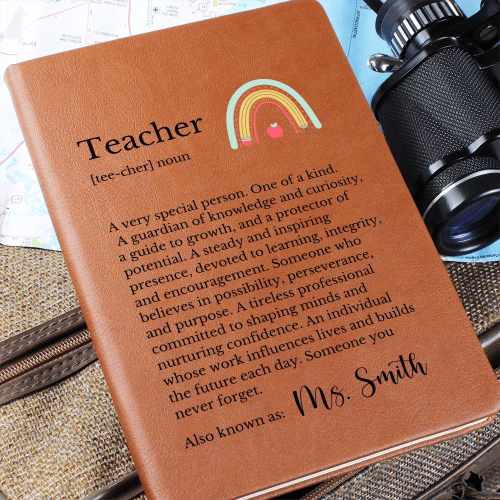Personalized Teacher Definition Journal