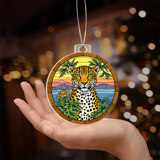 Jungle Safari Animals Christmas Ornament