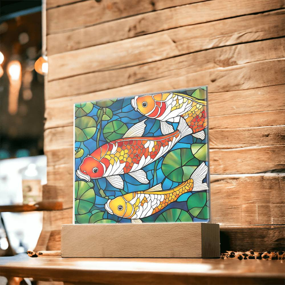 Acrylic Square Plaque-[Heartfelt Family Gift]