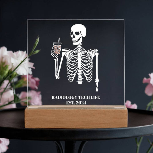 Radiology Tech Life LED Acrylic Sign-[Heartfelt Family Gift]