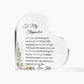 To My Stepmom Acrylic Heart Gift-[Heartfelt Family Gift]