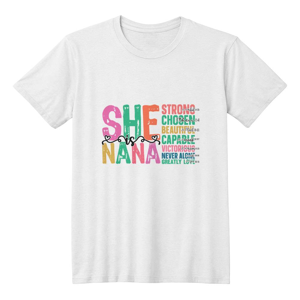 She Is Nana T-Shirt-[Heartfelt Family Gift]