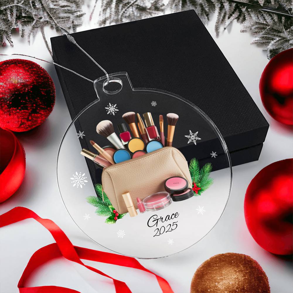 Makeup Christmas Tree Ornament