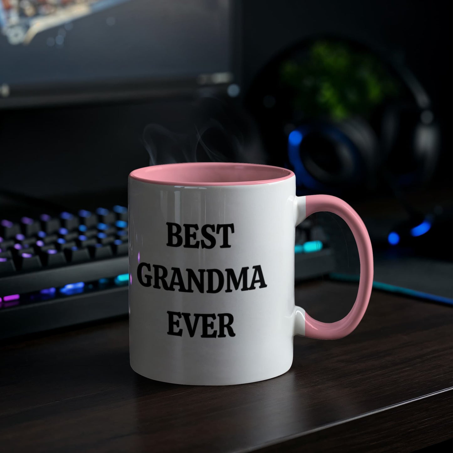 Best Grandma Ever Color Accent Mugs