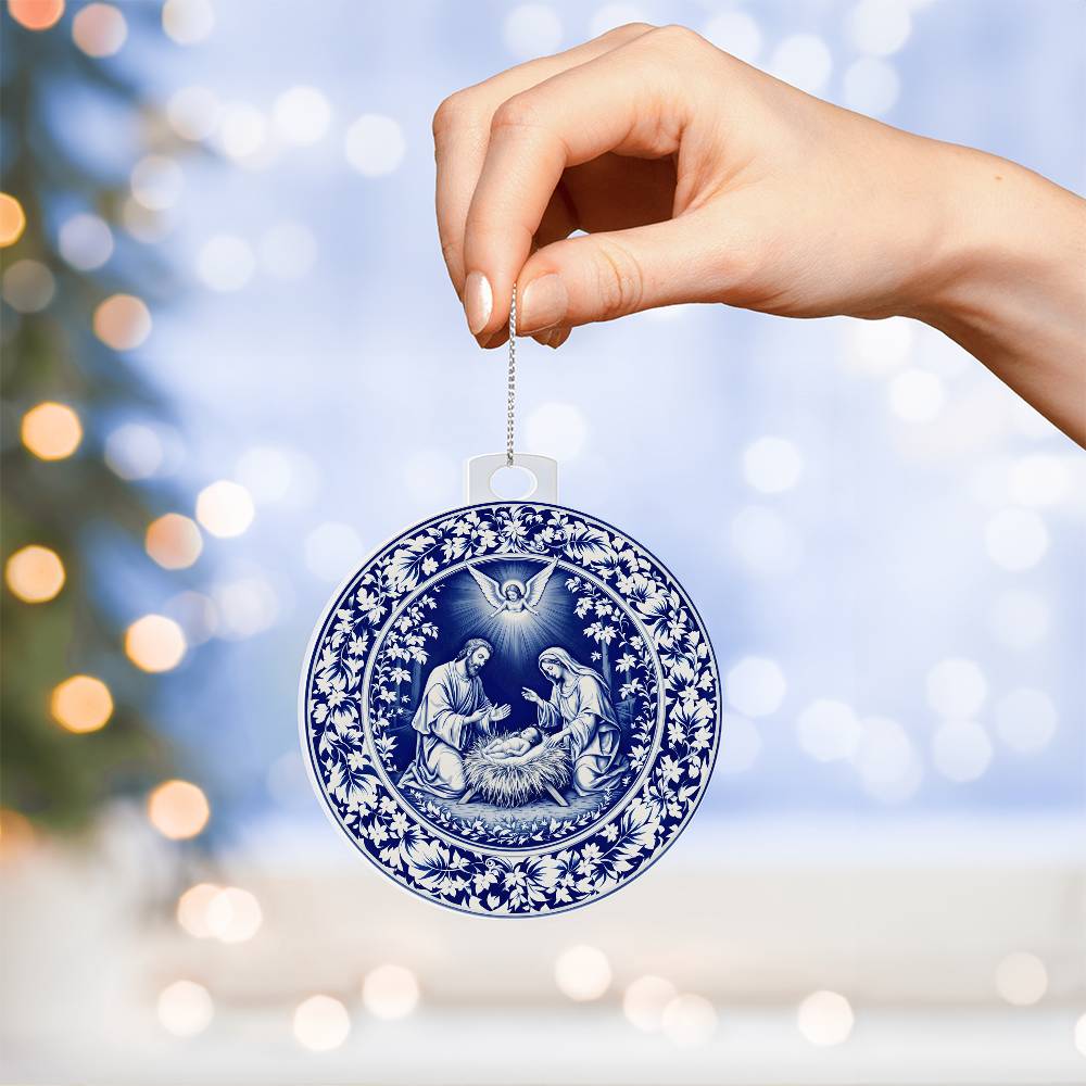 Nativity Acrylic Ornament