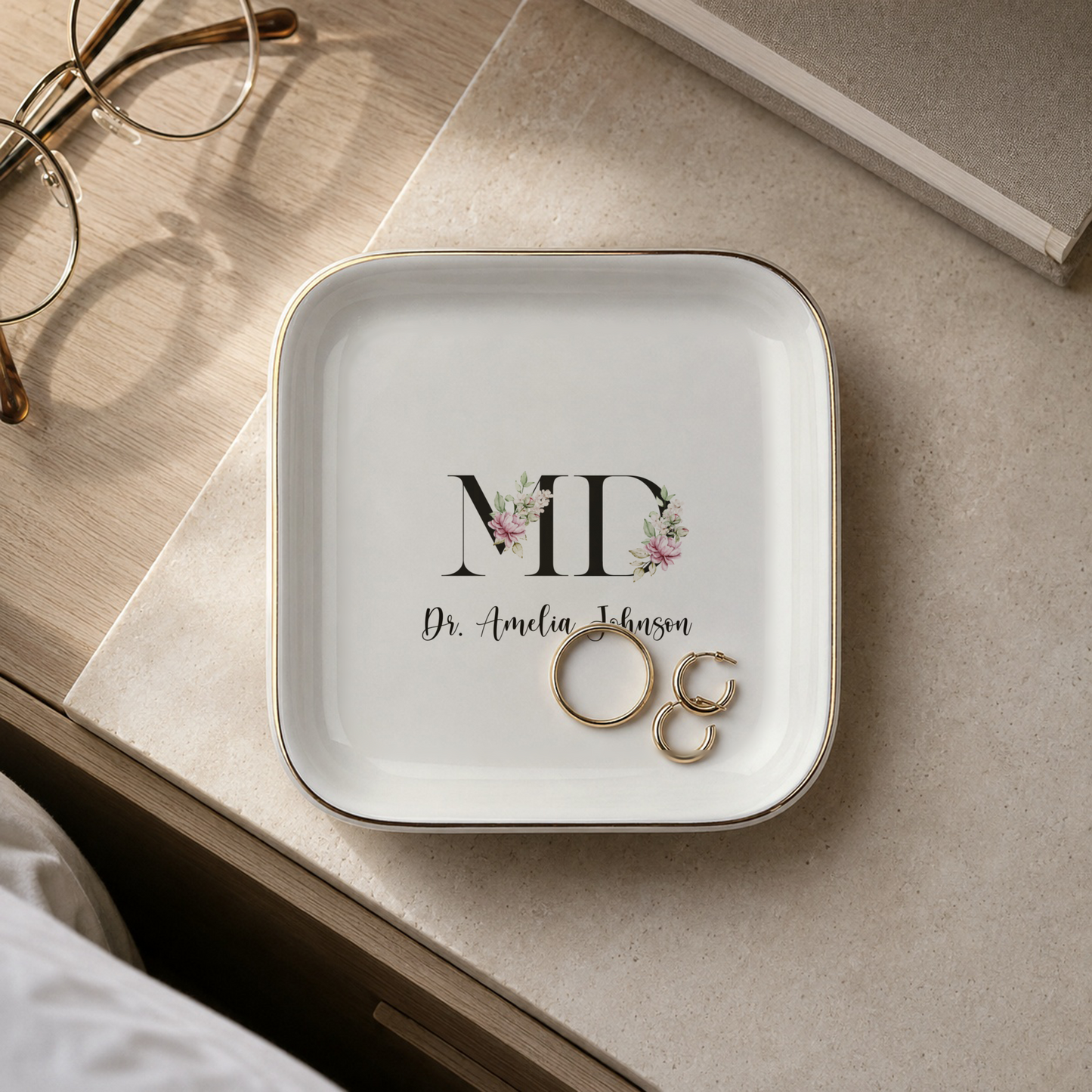 Personalized Doctor Jewelry Dish