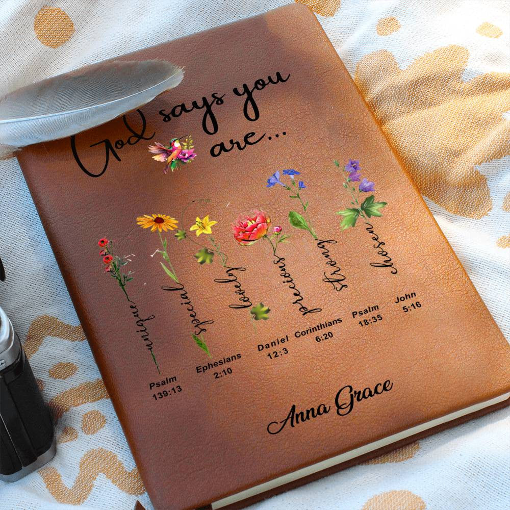 God Says You Are Journal-[Heartfelt Family Gift]