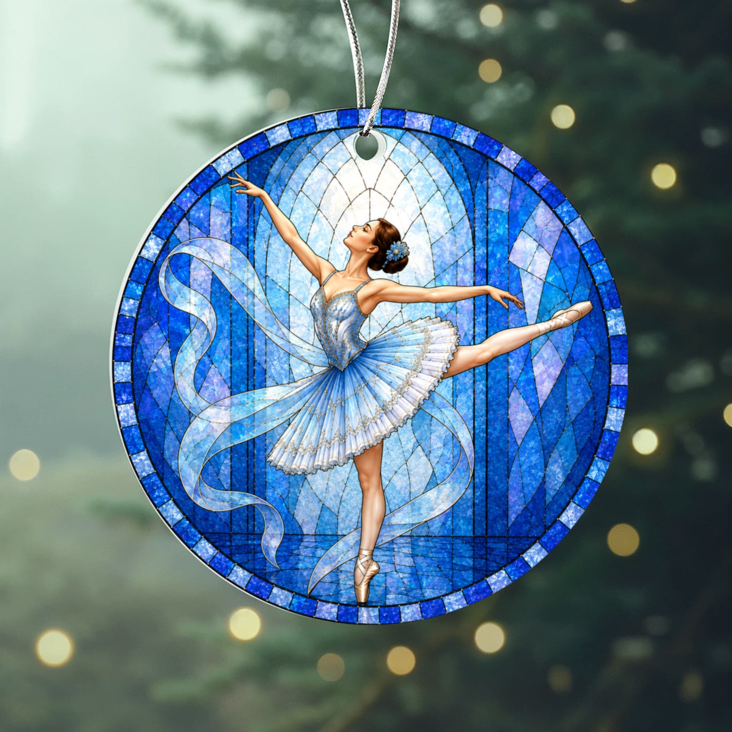 Ballerina Acrylic Christmas Ornaments
