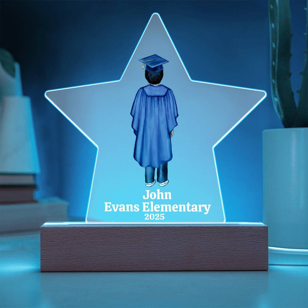 Kindergarten Graduation Star Plaque