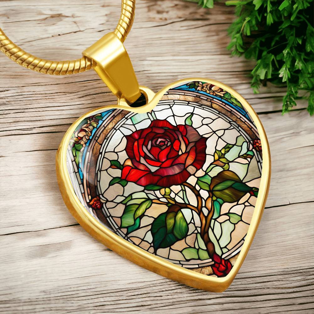 Heart Necklace with Engraving-[Heartfelt Family Gift]