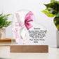 Personalized Dance Gift for Recital or Senior Year Acrylic Heart Plaque-[Heartfelt Family Gift]