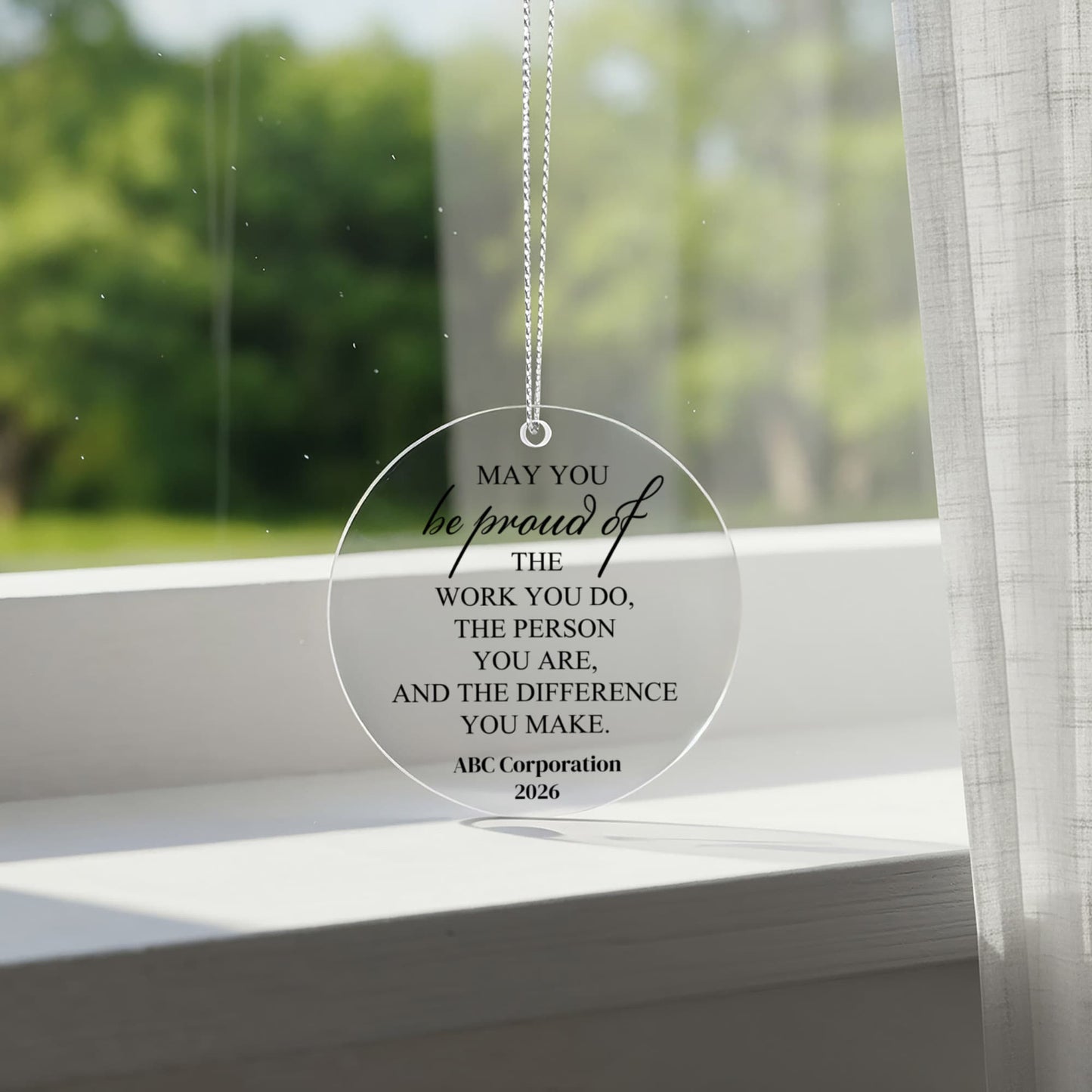 Difference Maker Christmas Ornament, Employee Coworker Appreciation Gift, Inspirational Thank You Keepsake