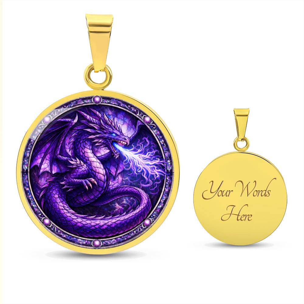 Personalized Purple Engraved Necklace Bracelet or Keychain
