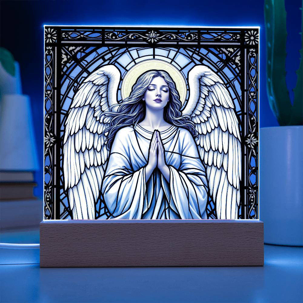 Guardian Angel Christmas Rememberance LED Plaque Decor-[Heartfelt Family Gift]